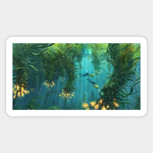 Exploring the Kelp Forest Sticker